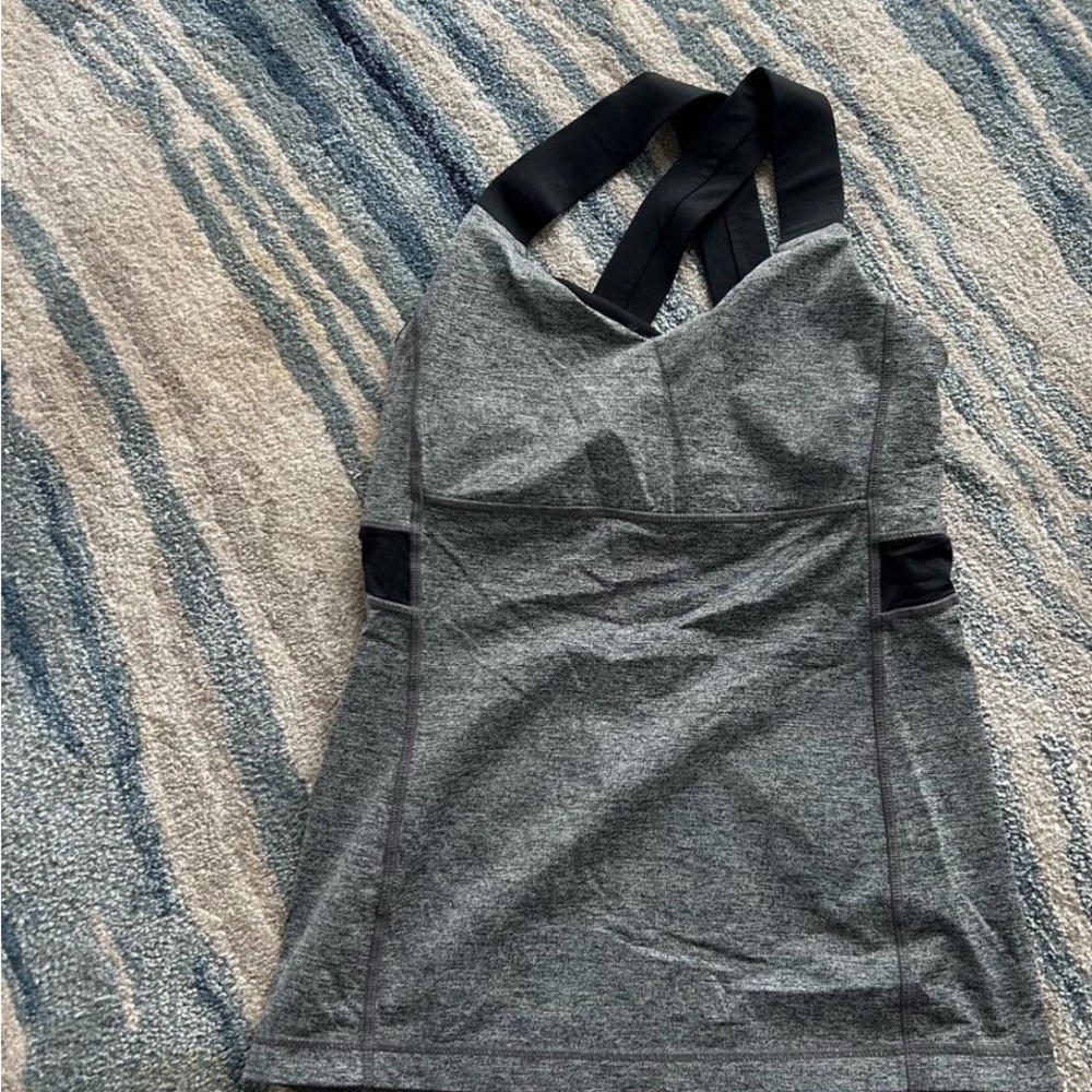 lululemon athletica Gray Tank Top